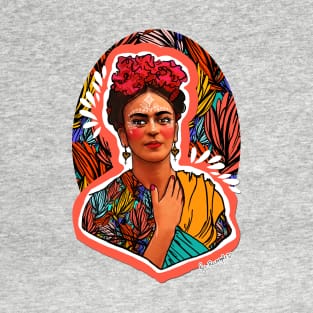 Frida Coral T-Shirt